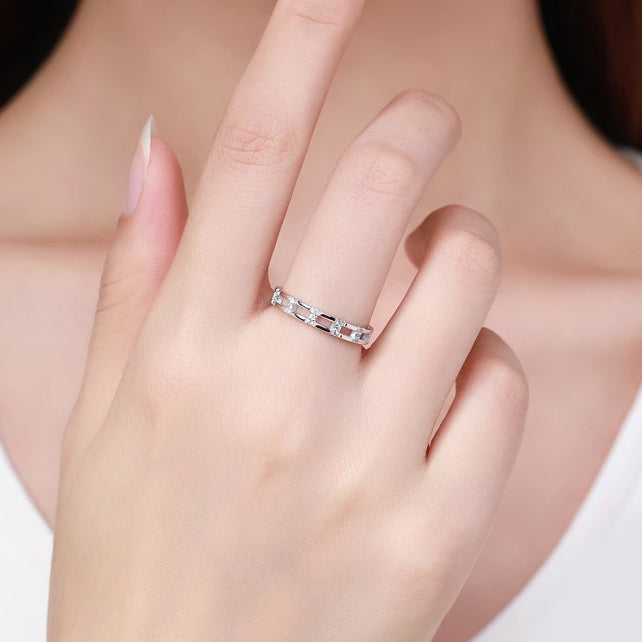 Anello "Fascia" Argento 925