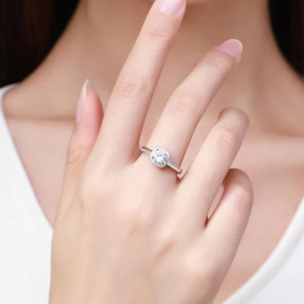 Anello "Classic" Pavé Argento 925