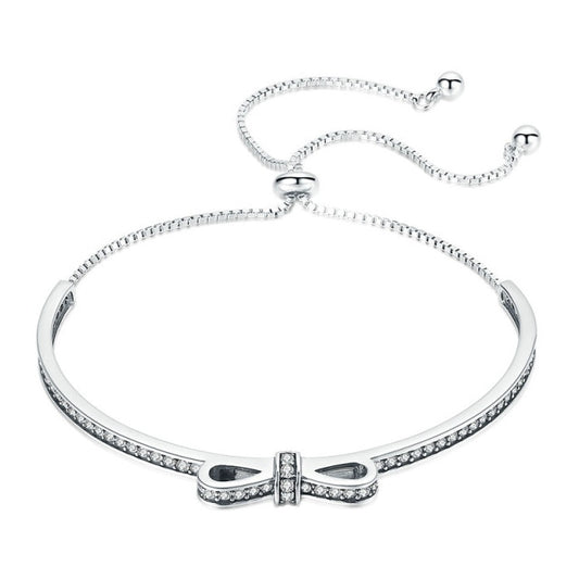 Bracciale "Fiocco" Regolabile Argento 925