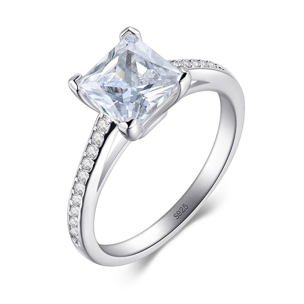 Anello "Cube" Pavé Argento 925