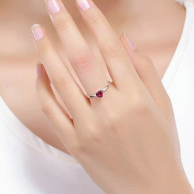 Anello "Red Love" Argento 925
