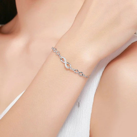Bracciale "Infinito" Regolabile Argento 925
