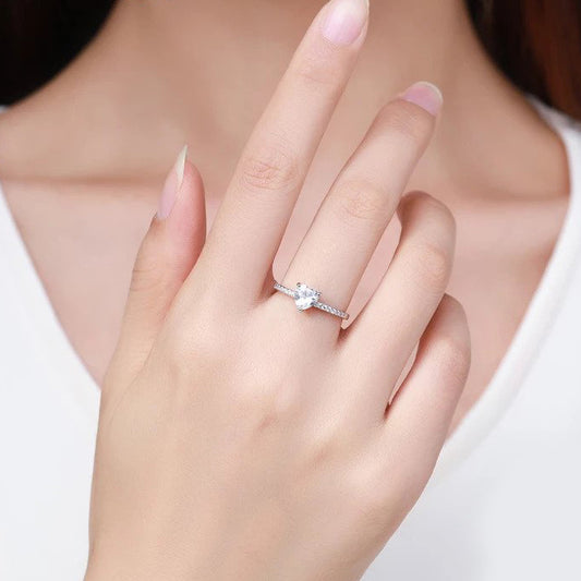 Anello "Love" Pavé Argento 925