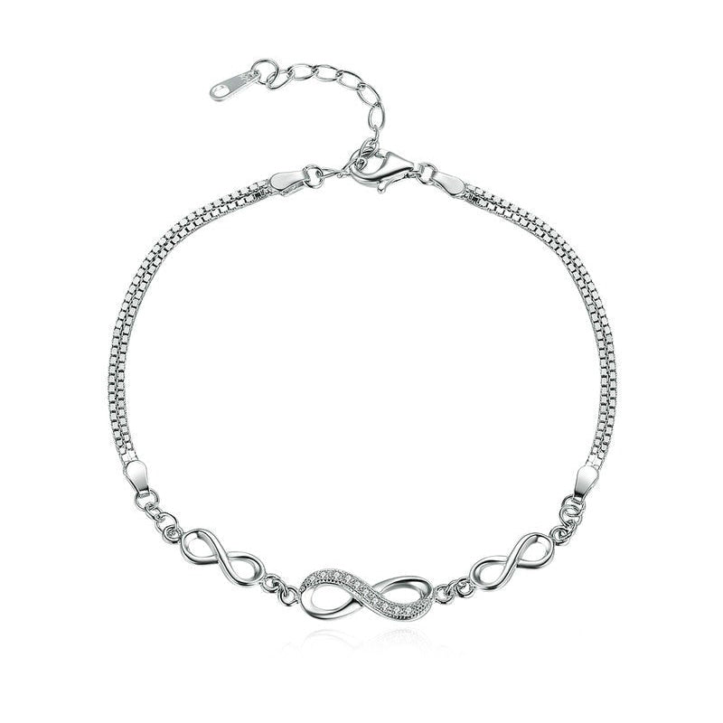 Bracciale "Infinito" Regolabile Argento 925