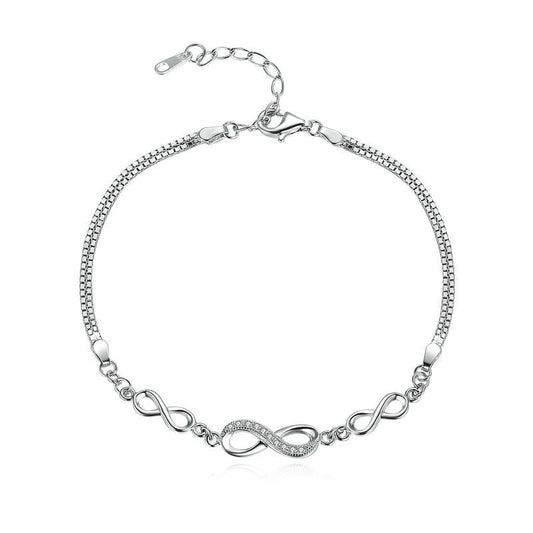 Bracciale "Infinito" Regolabile Argento 925