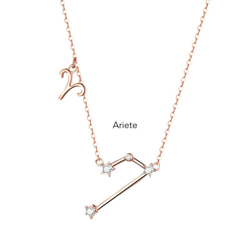 Collana "Stars" Argento 925 & Oro Rosa 18kt