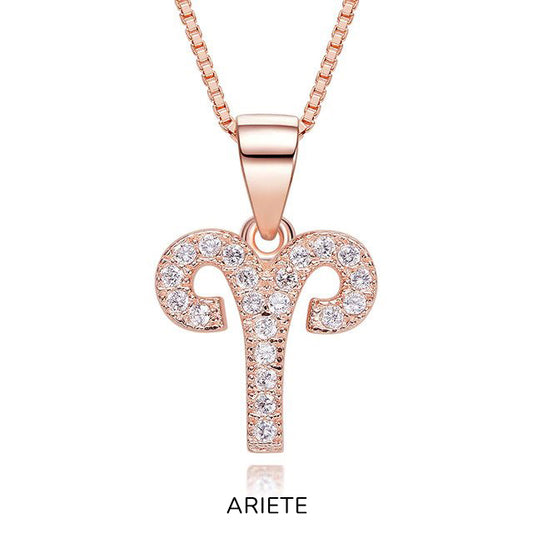 Collana "MyZodiaco" Argento 925 & Oro Rosa 18kt