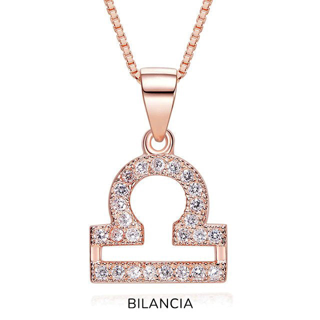 Collana "MyZodiaco" Argento 925 & Oro Rosa 18kt