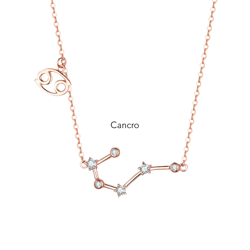 Collana "Stars" Argento 925 & Oro Rosa 18kt
