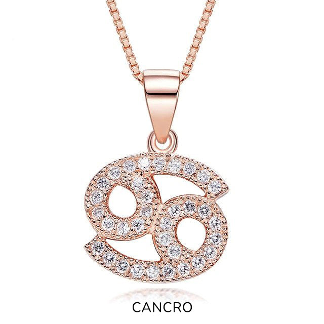 Collana "MyZodiaco" Argento 925 & Oro Rosa 18kt