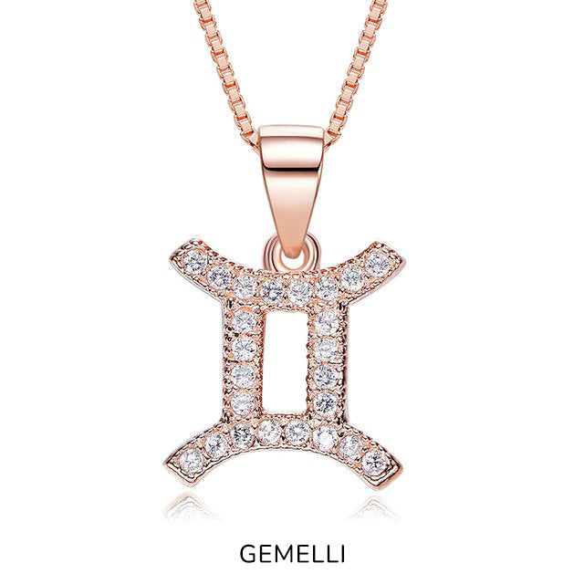 Collana "MyZodiaco" Argento 925 & Oro Rosa 18kt