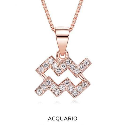 Collana "MyZodiaco" Argento 925 & Oro Rosa 18kt