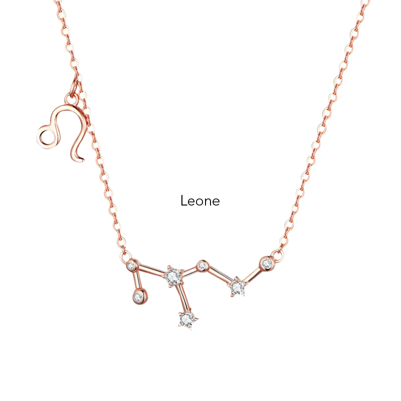 Collana "Stars" Argento 925 & Oro Rosa 18kt