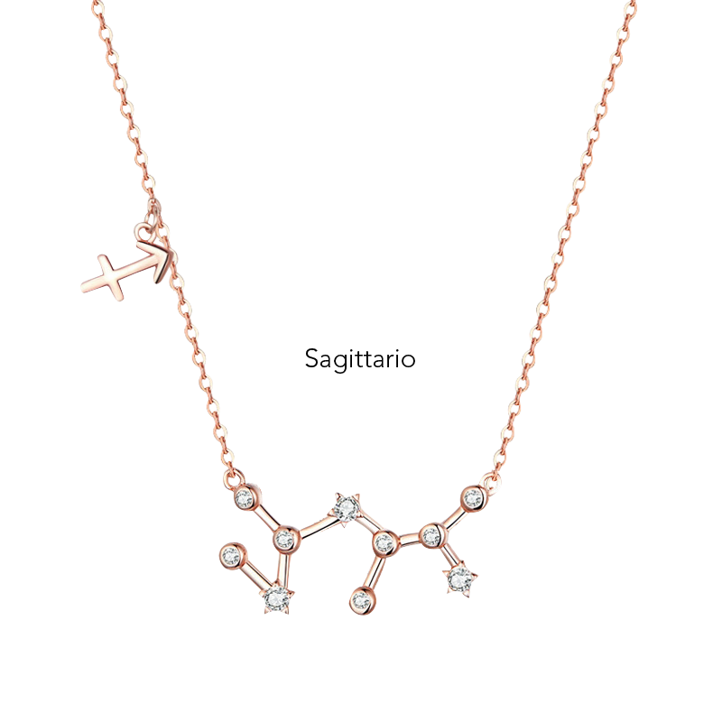 Collana "Stars" Argento 925 & Oro Rosa 18kt