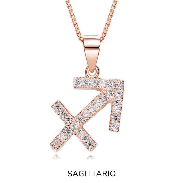 Collana "MyZodiaco" Argento 925 & Oro Rosa 18kt