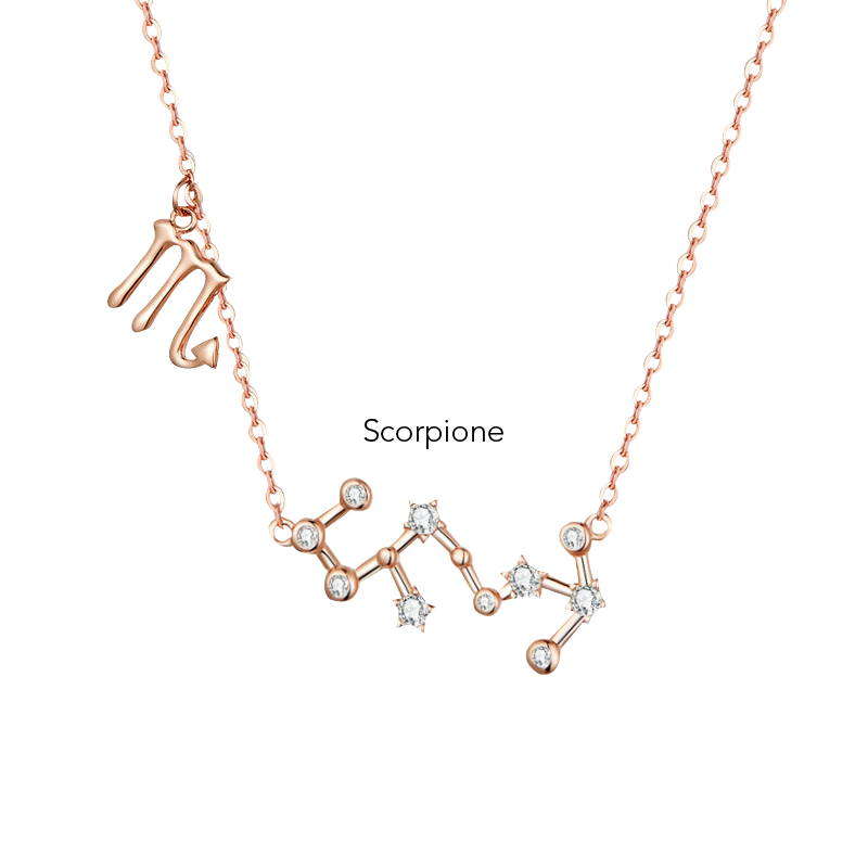 Collana "Stars" Argento 925 & Oro Rosa 18kt