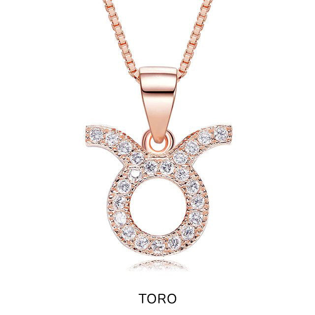 Collana "MyZodiaco" Argento 925 & Oro Rosa 18kt