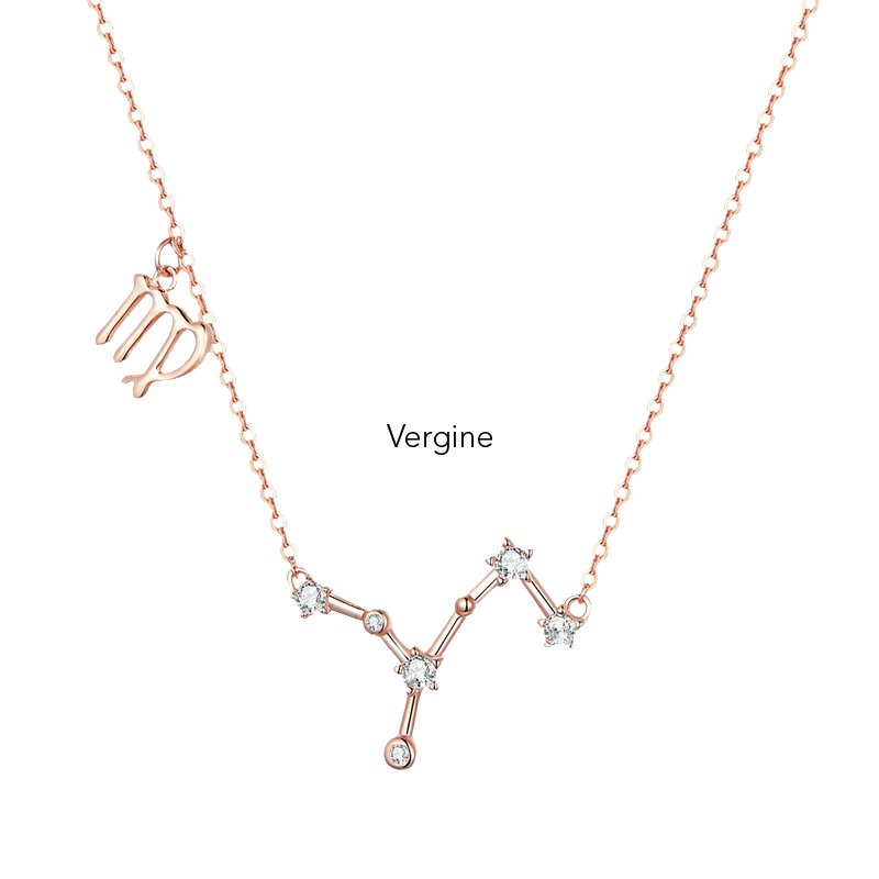 Collana "Stars" Argento 925 & Oro Rosa 18kt