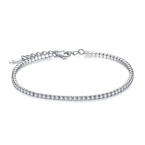 Bracciale "My Tennis" White Regolabile Argento 925