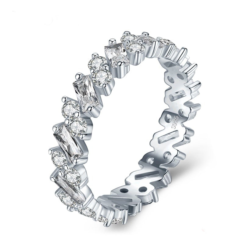 Anello"Fascia" Baguette Argento 925