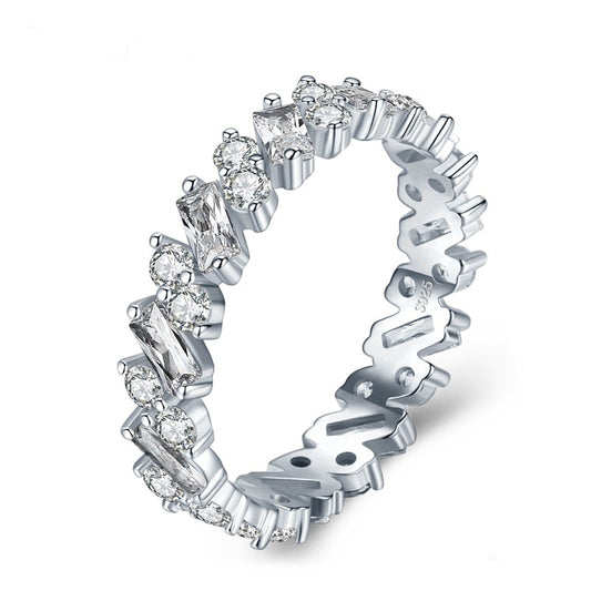 Anello"Fascia" Baguette Argento 925