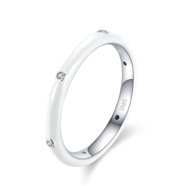 Anello "Fluo Collection" White Argento 925