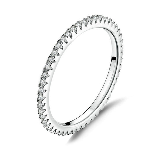 Anello "Riviere" White Argento 925