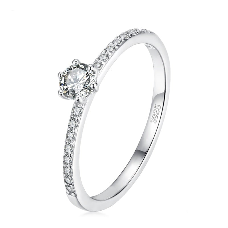 Anello "Punto Luce" Pavé Argento 925