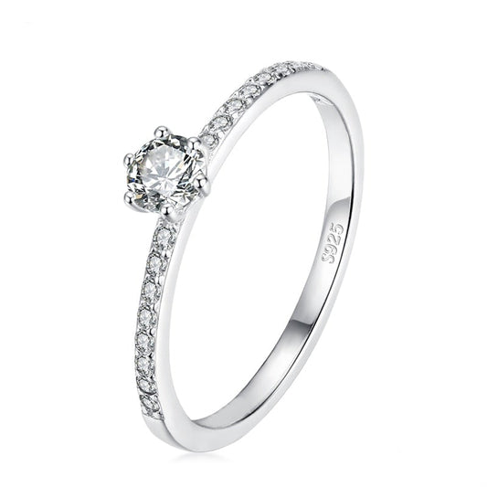 Anello "Punto Luce" Pavé Argento 925