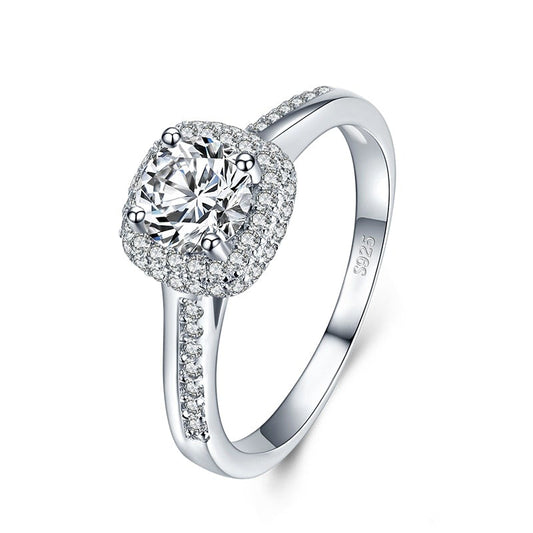 Anello "Classic" Pavé Argento 925
